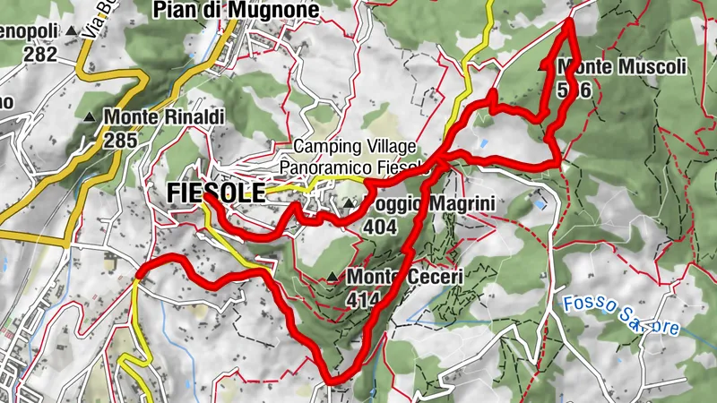 Fiesole, Toscana/Italia - Monte Muscoli