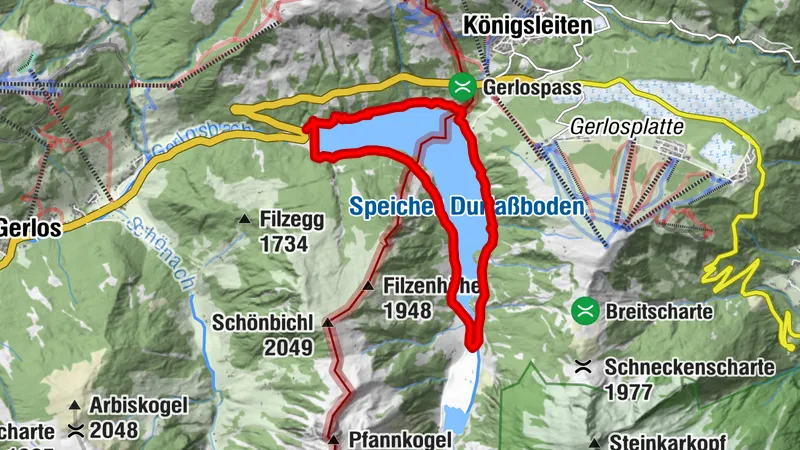 Wanderung um den Durlaßboden Stausee