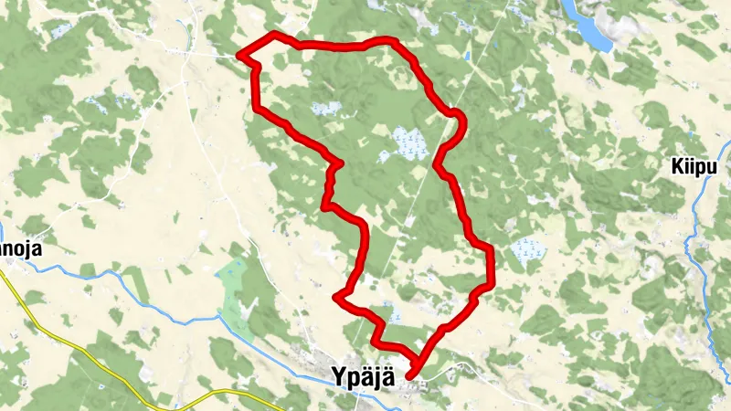 Ypäjän hevosreitti- Talastuvan lenkki