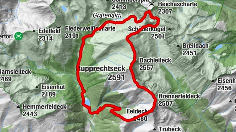 Schladminger Tauern - Rupprechtseck 2.591m - Im Banne der Seen