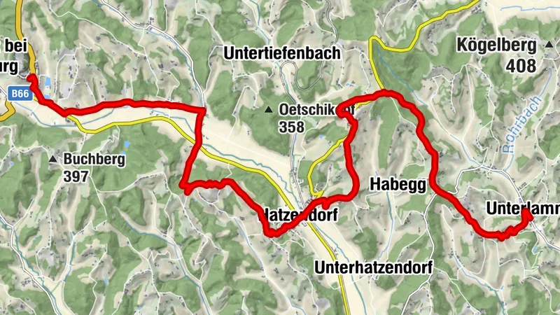 Etappe 31 Vom Gletscher zum Wein Nordroute Unterlamm - Riegersburg