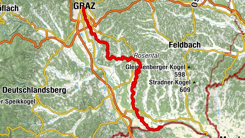Mariazeller Weg Anbindung von Slowenien über Mureck