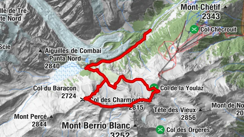 Gegenüber des Mont Blanc