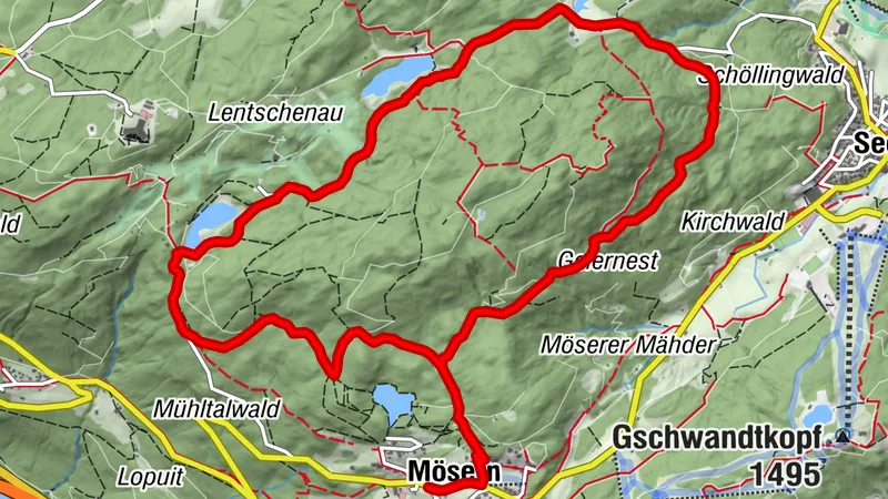 Biketour mit Kinderanhänger: Rund um den Brunschkopf Nr. 544