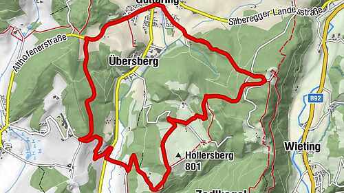 Zertifizierter Wanderweg: Guttaring - Mariahilferweg - permanenter IVV Wanderweg