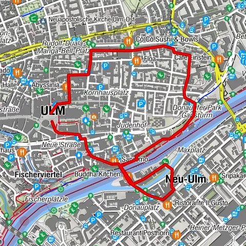 Zweilandstadt-Rundgang (ca. 90 Minuten)