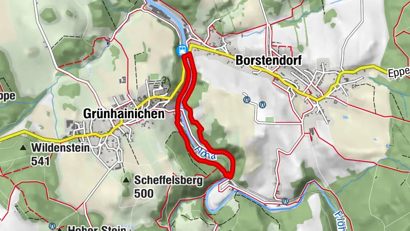 Im Flöhatal zwischen Grünhainichen und Borstendorf