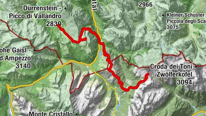 Goldtoni - Alpenbogen A157 Plätzwiese - Auronzohütte