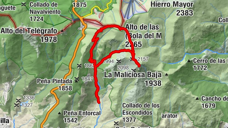 Navacerrada - La Maliciosa - Bola del Mundo - Navacerrada