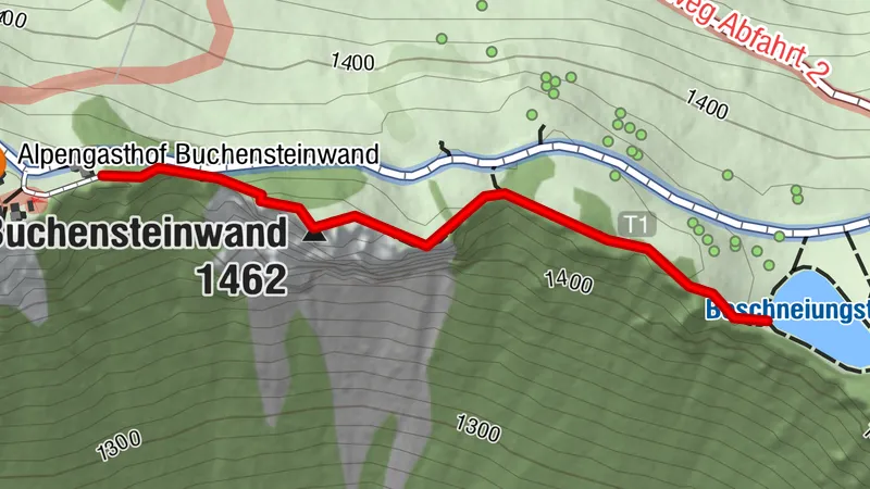 Panorama-/Blumenweg Buchensteinwand 