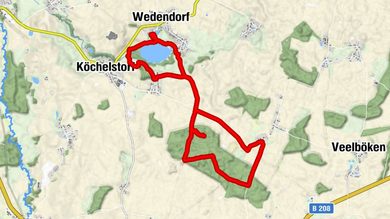 Schloss Wedendorf und Umgebung