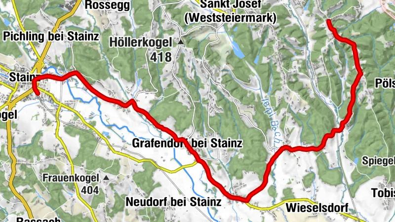 Erzherzog Johann Radweg R9/ Landesradweg