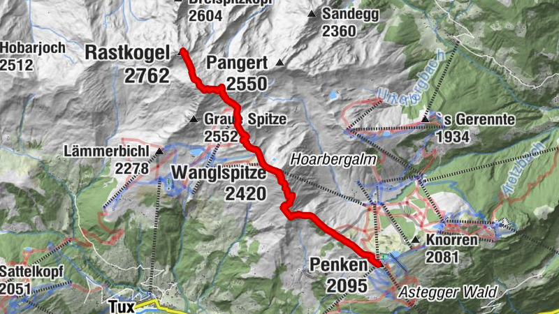 Finkenberg: Vom Penken zum Rastkogel