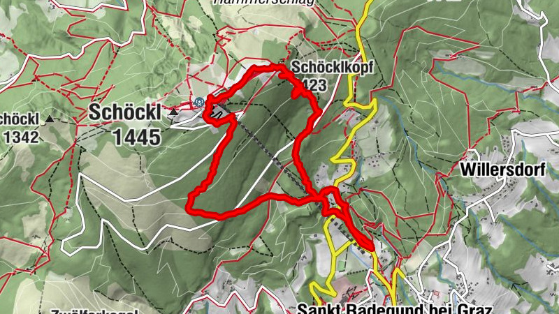 Schöckel - Weisse Wand