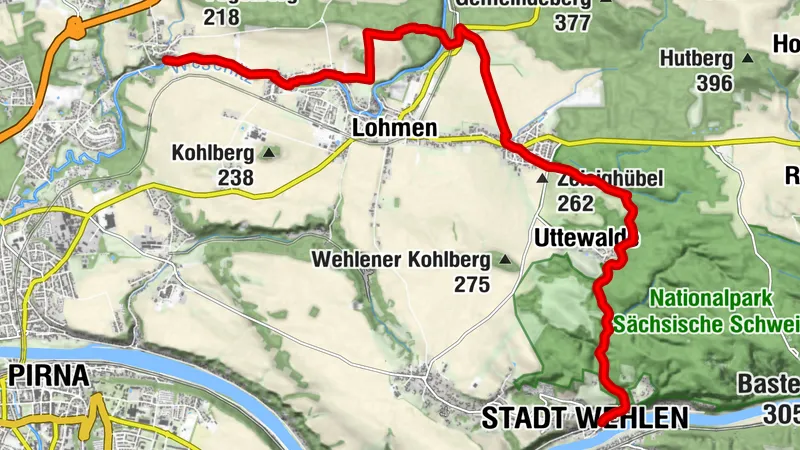 Malerweg Etappe 1: Von Pirna-Liebethal nach Stadt Wehlen (offizielle Version TV Sächsische Schweiz)
