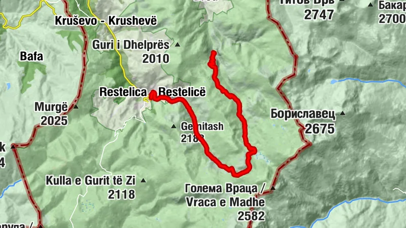 High scardus trail, stage 8