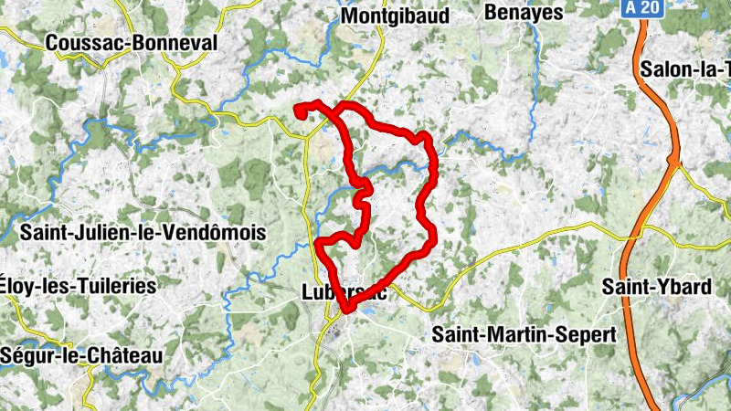 Parcours VTT : La chapelle Anty
