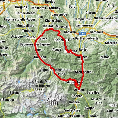 Baronnies/col d'Aspin circuit FFC 3