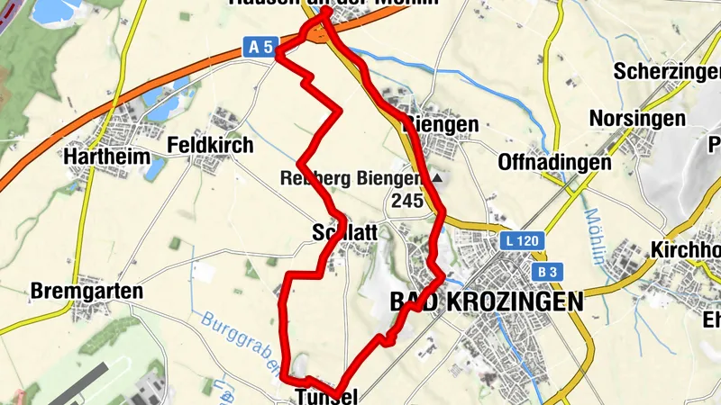 Tour der Teilorte