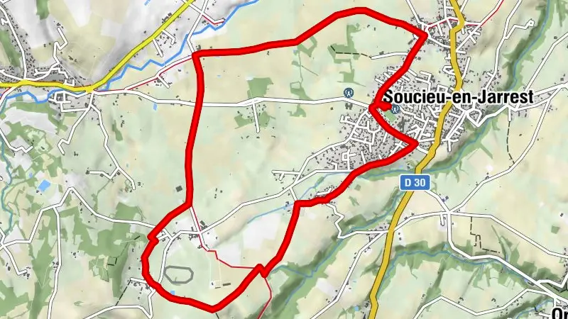 MTB-Strecke 180 - Runde um den Marjon
