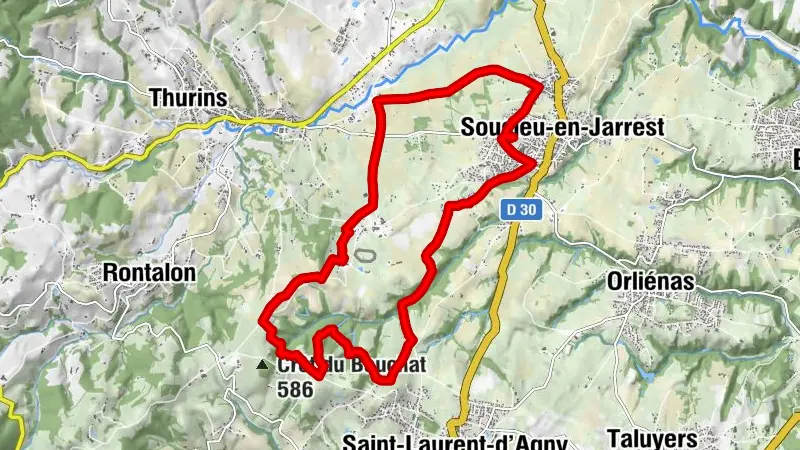 MTB-Strecke 181 – Rundtour Bouchat