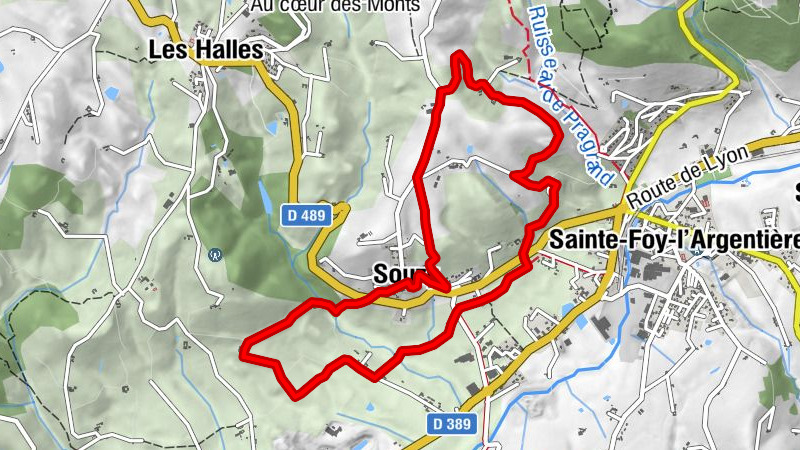 Circuit VTT n°105 bleu : Circuit de l'Argile