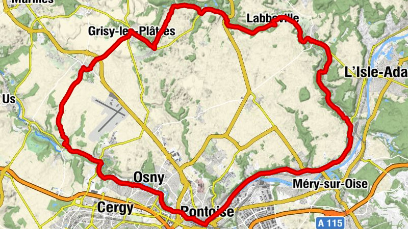 Fahrradroute: auf den Spuren von Van Gogh und Pissarro