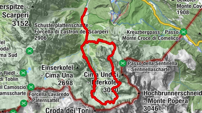 Goldtoni - Alpenbogen A158-2 Fischleinbodenhütte - Alpinisteig - Fischleinbodenhütte