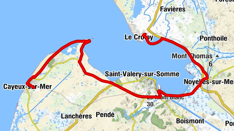 Circuit vélo – Tour de Baie