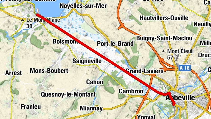 Balade vélo entre Abbeville et Saint-Valery-sur-Somme