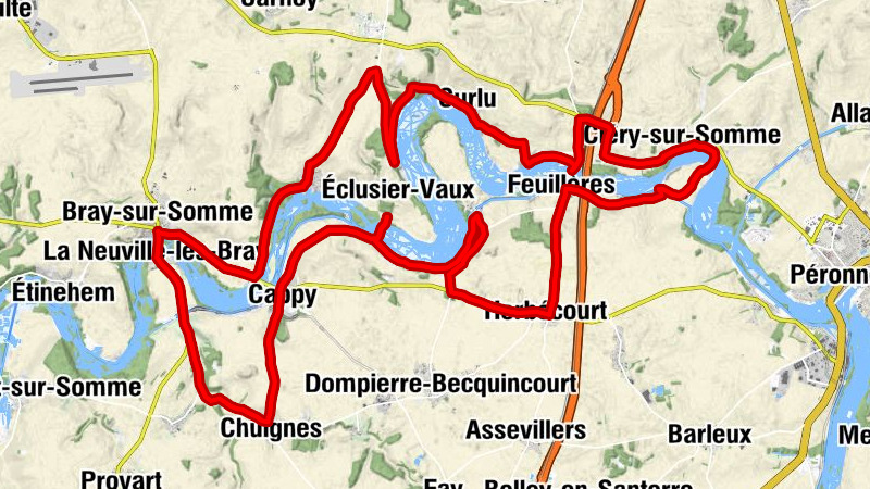 Circuit vélo - Les Anguillères