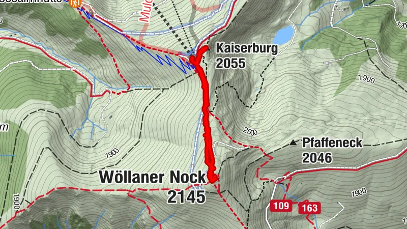 Kaiserburg (2055m)+Wöllaner Nock (2143m)