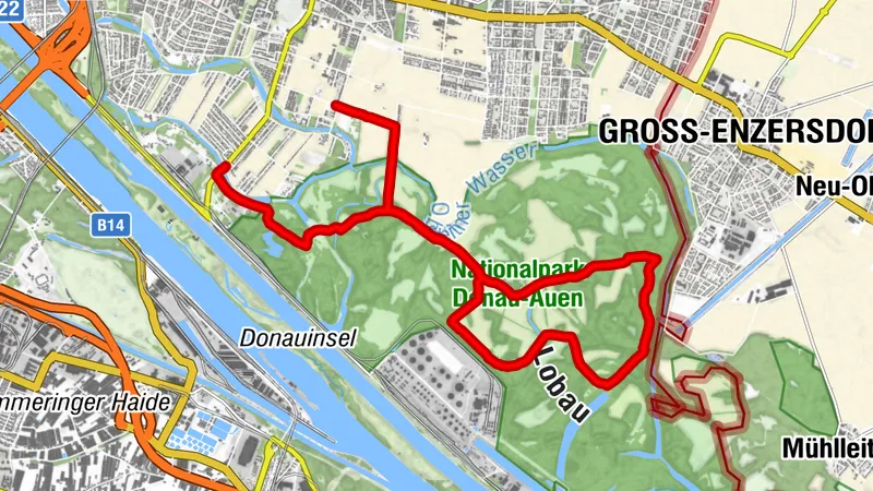 Wanderung durch die Lobau