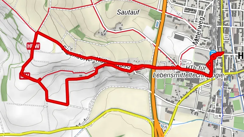 Kellerkatzenweg in der Sitzendorfer Kellergasse in Hollabrunn, Rundwanderweg (Hollabrunn Bahnhof, S 3) Niederöstreich/Österreich