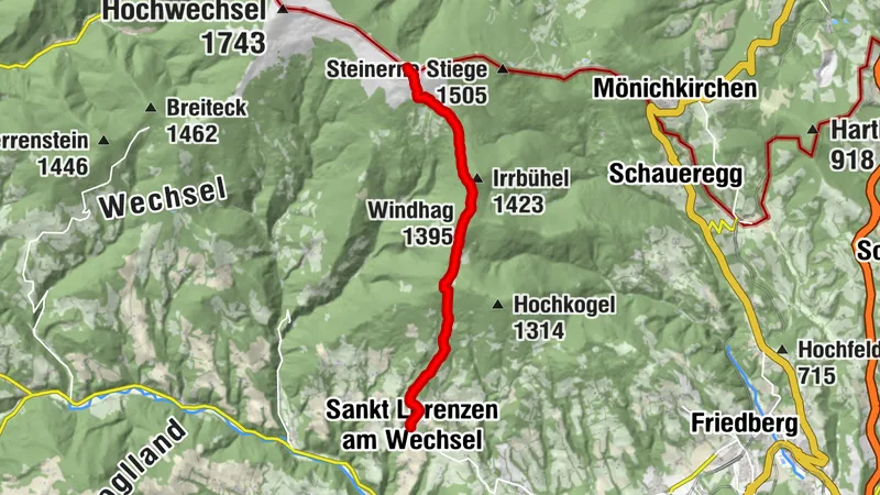 alpannonia Zubringer St. Lorenzen am Wechsel - Niederwechsel