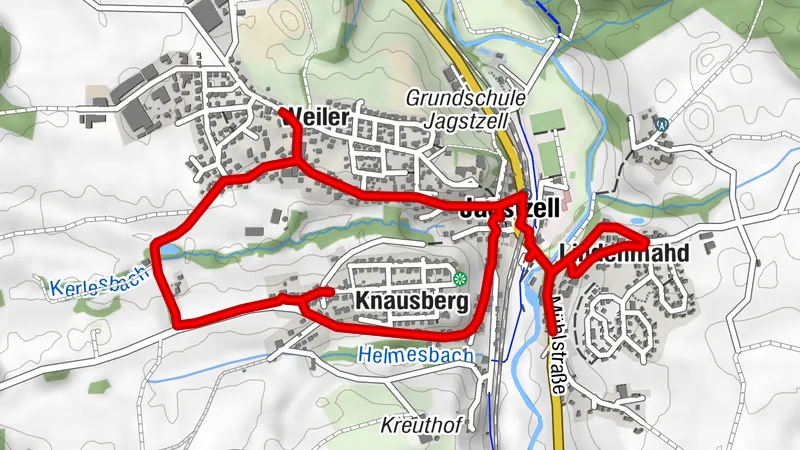 Jagstzell: Historienpfad