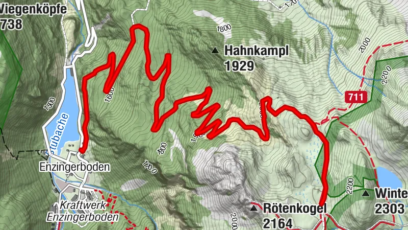 Uttendorf/Weißsee: 8K Enzingerboden - Tauernmoossee