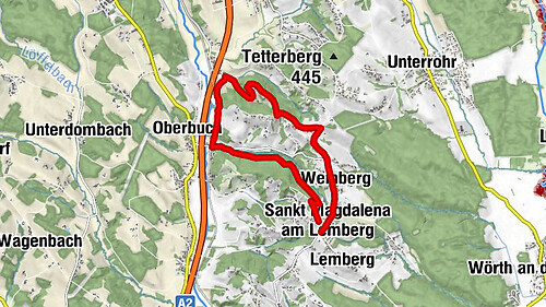 St. Magdalena am Lemberg: Buchberg-Weg