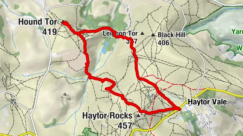 Schöne Wanderung im Dartmoor Gebiet