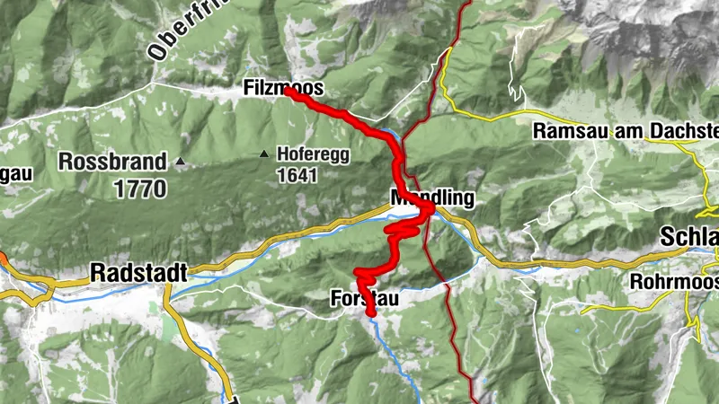 Leonhardsweg Etappe 09: Filzmoos - Forstau