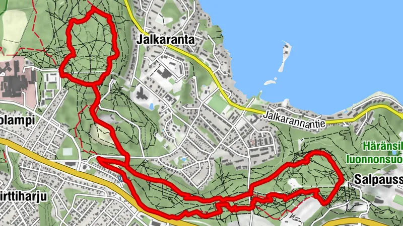 Winter Trail at Salpausselkä, Lahti