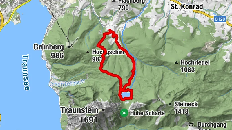 Franzl im Holz - Laudachsee Rundweg