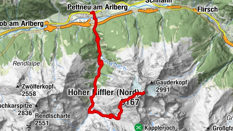 Pettneu - Hoher Riffler