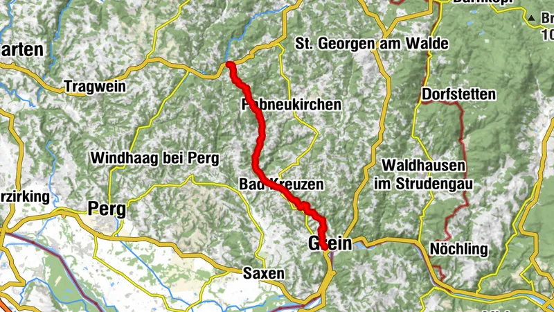 Pfarrkirche Pierbach - Gasthaus Populorum - Mühlviertler Tenne - Naarntal - Grein