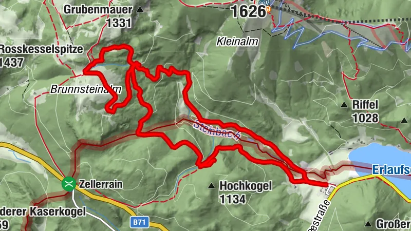 Erlauf Ursprung Mariazell, Steiermark/Österreich