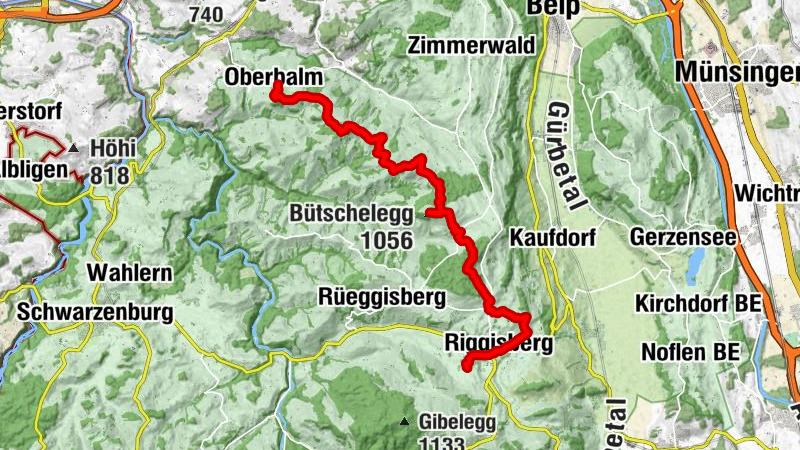 Oberbalm-Bütschelegg-Riggisberg