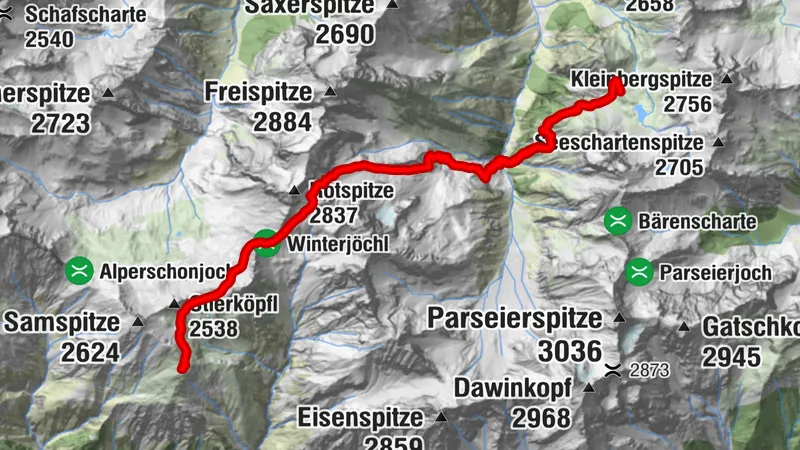 5. Ansbacher Hütte - Memminger Hütte