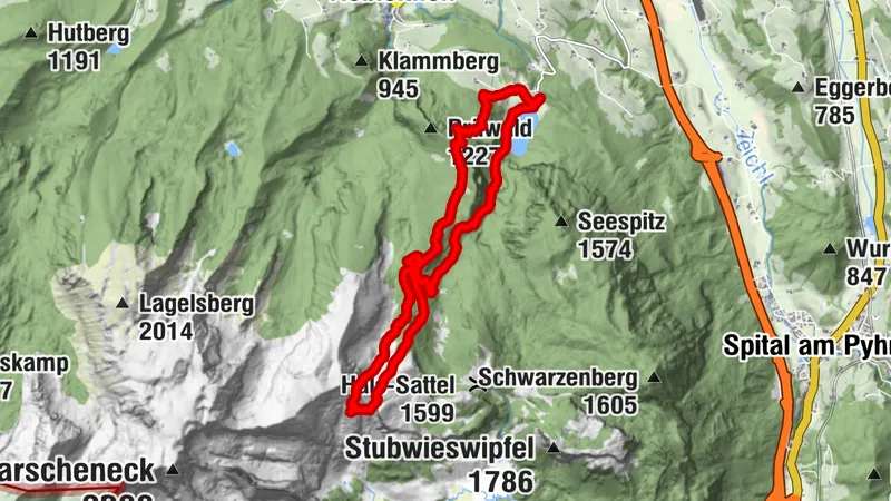 Gleinkersee – Dümlerhütte – Rote Wand – Gleinkersee