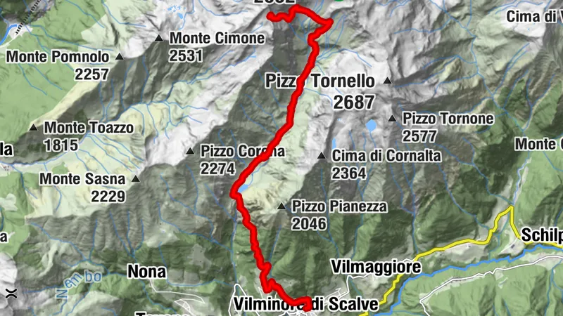 Vilminore- Diga del gleno - Passo Bondione