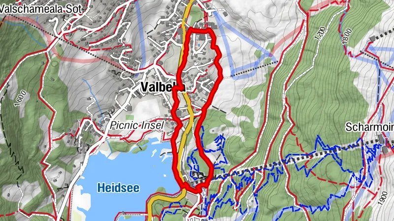 Foto-Orientierungslauf in Valbella
